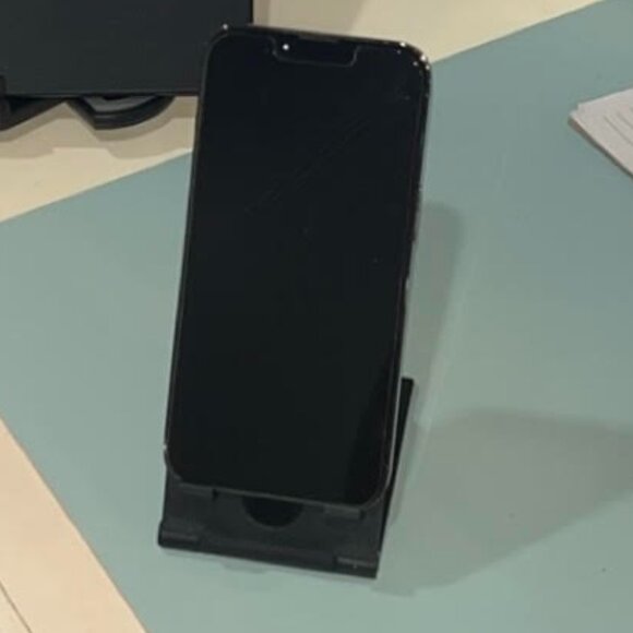 Brand New Black Cell Phone Stand - Works Great! - Picture 1 of 6